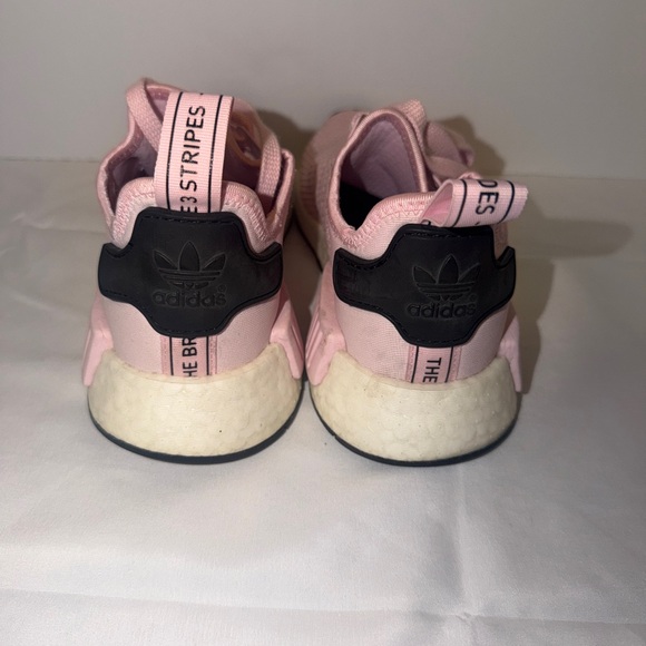 Adidas Light Pink and Navy Sneakers - Picture 3 of 6